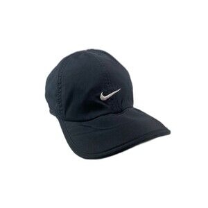 Nike Aerobill Featherlight Ci2662 Dri-fit Black Unisex Running Cap Hat running